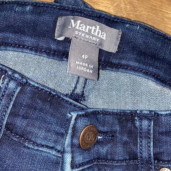 MARTHA Stewart size 4 petite patchwork jeans - Picture 5 of 7